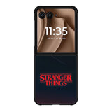 Stranger Things Logo in The Sky Motorola Moto RAZR Plus 2025 Case OV9824