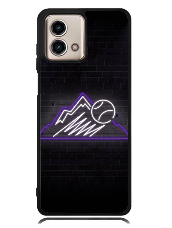 Colorado Rockies Neon Logo Motorola Moto G Stylus 5G 2023 Case OV9811