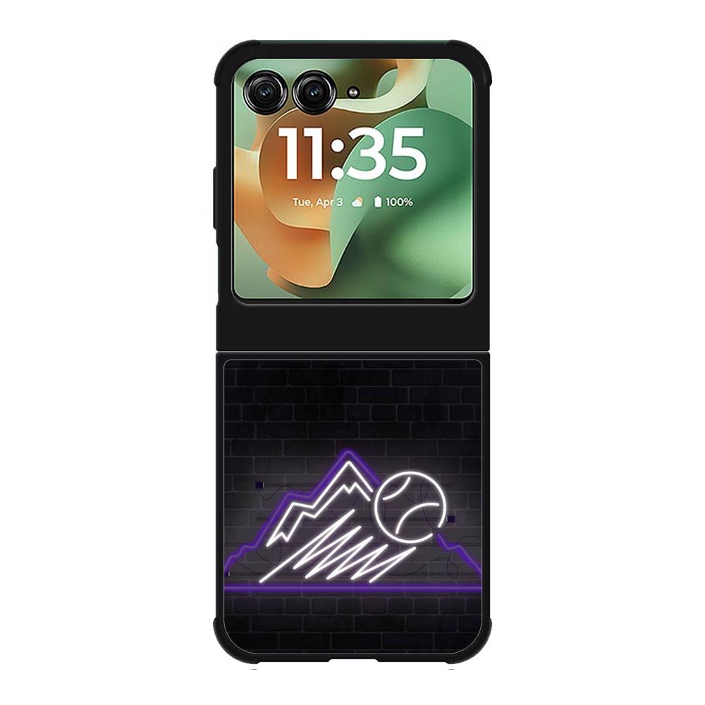 Colorado Rockies Neon Logo Motorola Moto RAZR 2025 Case OV9811