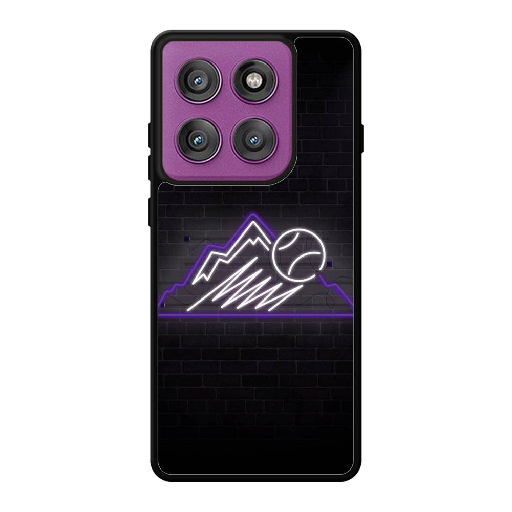 Colorado Rockies Neon Logo Motorola Moto Edge 60 Pro Case QC9811