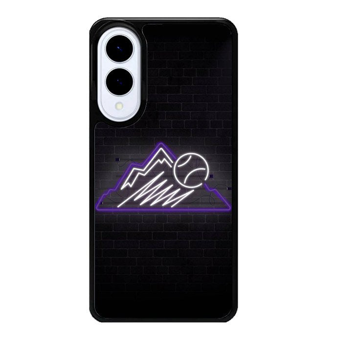 Colorado Rockies Neon Logo Samsung Galaxy S25 Edge 5G Case OV9811