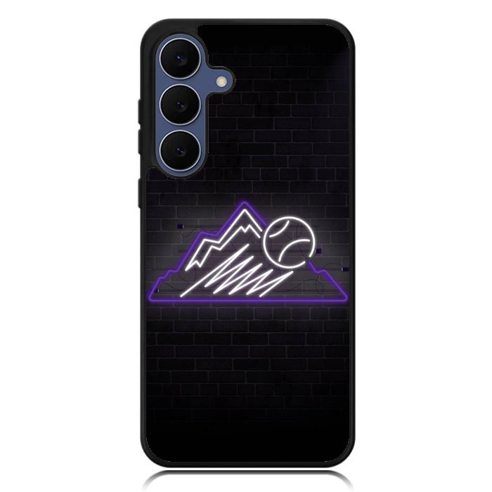 Colorado Rockies Neon Logo Samsung Galaxy S25 FE Case OV9811