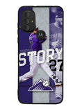 Trevor Story 27 Colorado Rockies Motorola Moto G Pure 2021 , Moto G Power 2022 Case OV9832