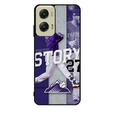 Trevor Story 27 Colorado Rockies Motorola Moto G Stylus 5G 2024 Case OV9832