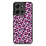 Leopard Pink Pattern Motorola Moto G 5G 2025 Case OV9854