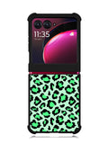 Leopard Green Pattern Motorola Moto Razr Plus 2023 , Moto Razr+ 2023 Case OV9851