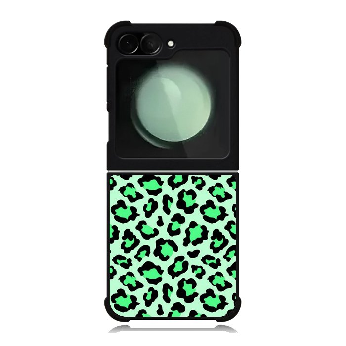 Leopard Green Pattern Samsung Galaxy Z Flip 6 5G 2024 Case OV9851