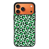 Leopard Green Pattern iPhone 17 Pro Case QC9851