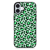 Leopard Green Pattern iPhone 16 Case QC9851
