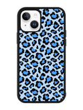 Leopard Blue Pattern iPhone 14 Plus Case QC9850