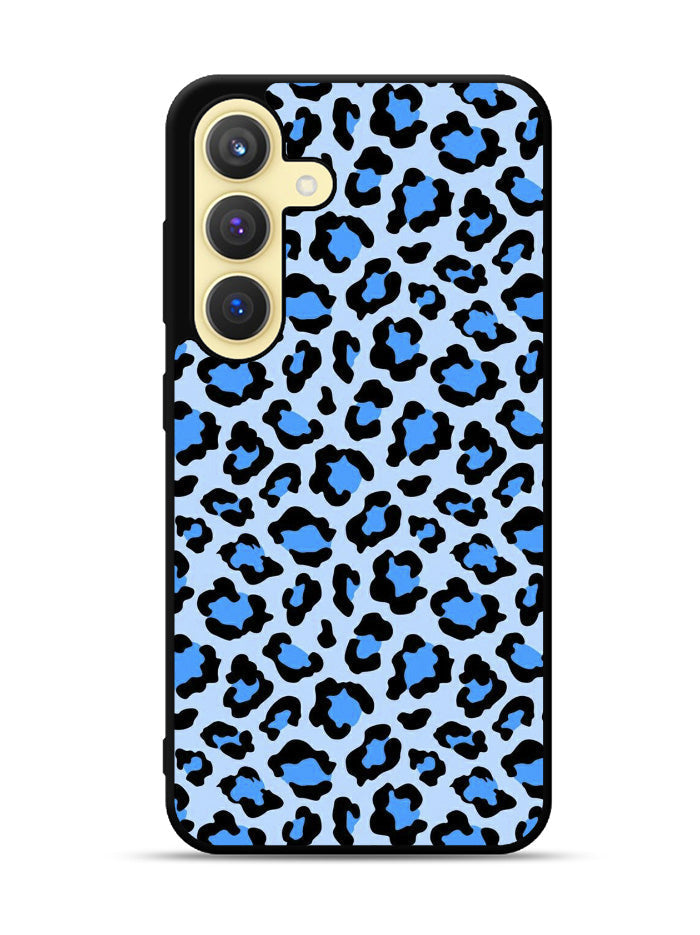 Leopard Blue Pattern Samsung Galaxy S25 Plus 5G , Samsung Galaxy S25+ 5G Case OV9850