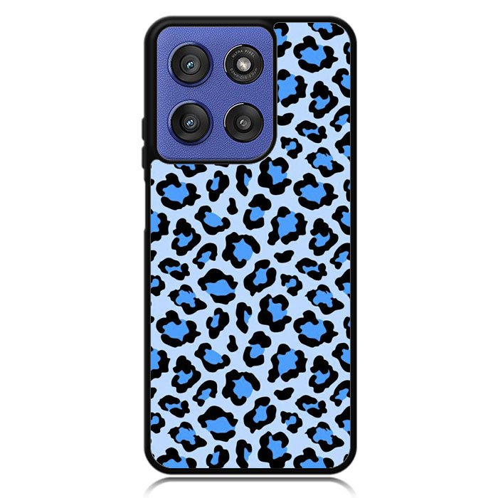 Leopard Blue Pattern Motorola Moto G Stylus 5G 2025 Case OV9850