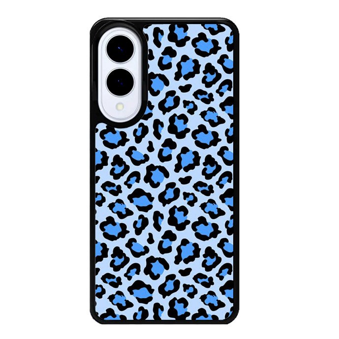 Leopard Blue Pattern Samsung Galaxy S25 Edge 5G Case OV9850