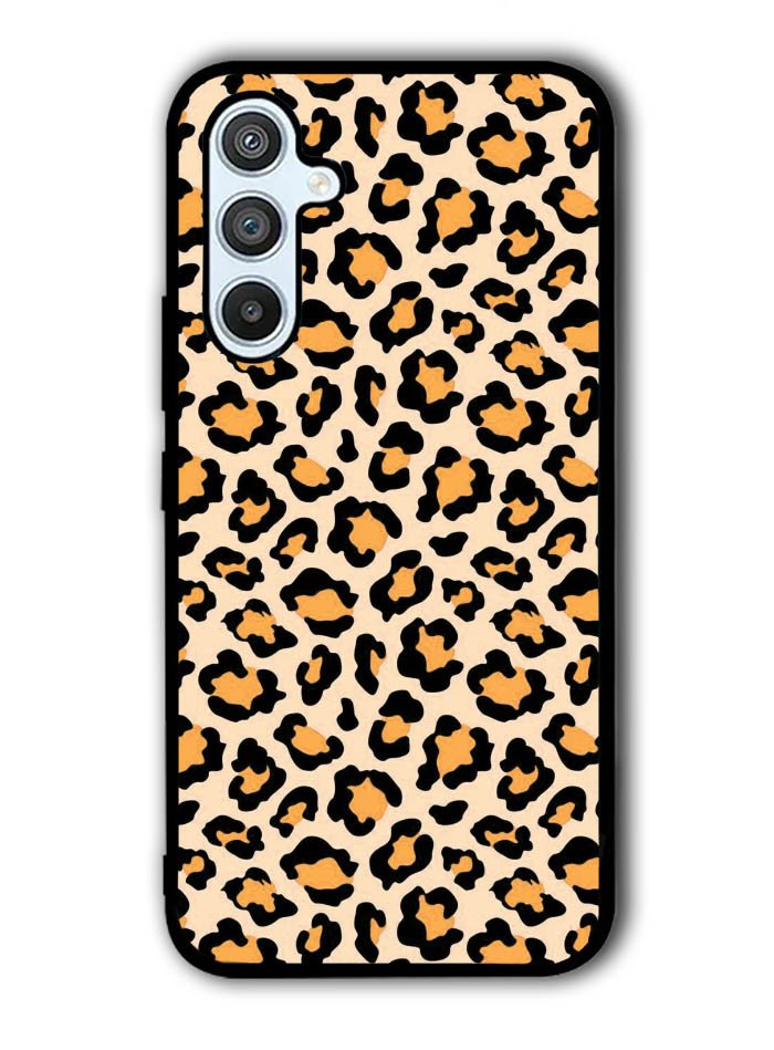 Leopard Orange Pattern Samsung Galaxy A14 5G Case QC9853