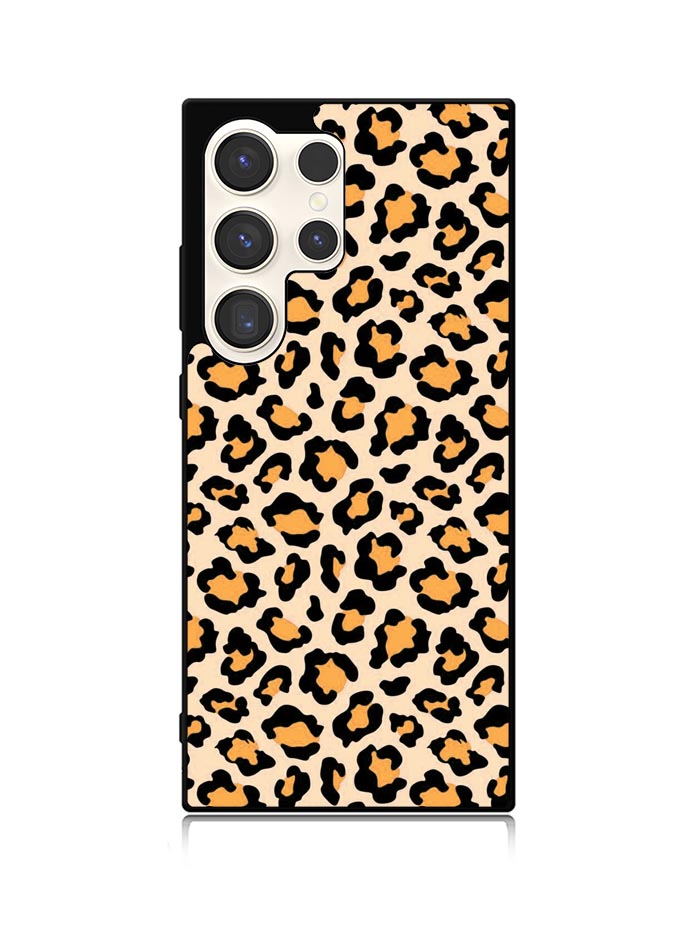 Leopard Orange Pattern Samsung Galaxy S25 Ultra 5G Case QC9853