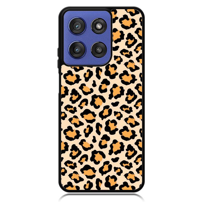 Leopard Orange Pattern Motorola Moto G Stylus 5G 2025 Case OV9853