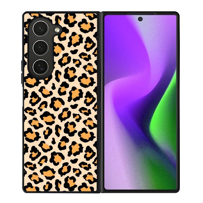 Leopard Orange Pattern Samsung Galaxy Z Fold 6 5G 2024 Case OV9853