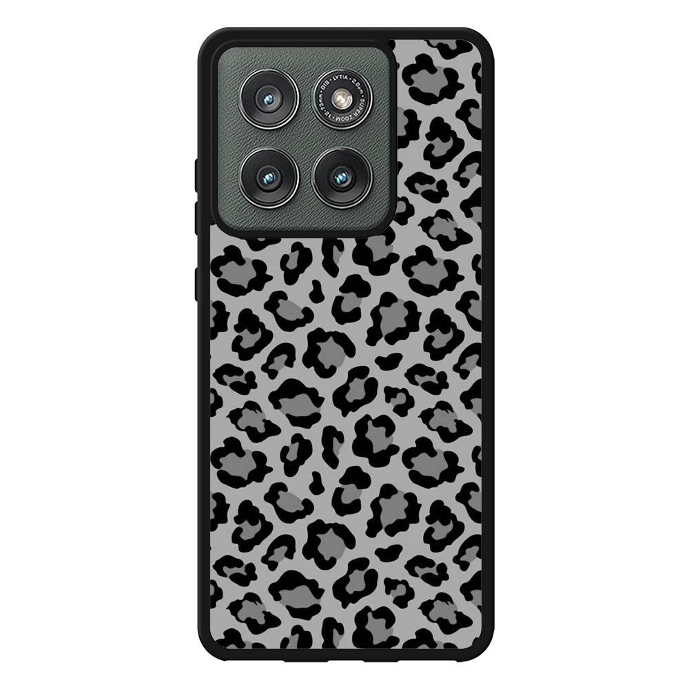 Leopard Grey Pattern Motorola Moto Edge 2025 Case