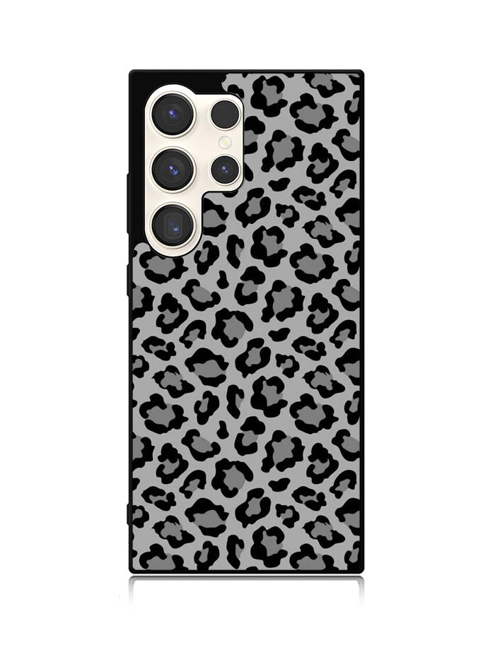 Leopard Grey Pattern Samsung Galaxy S25 Ultra 5G Case