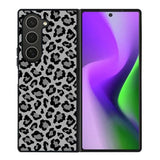 Leopard Grey Pattern Samsung Galaxy Z Fold 6 Case