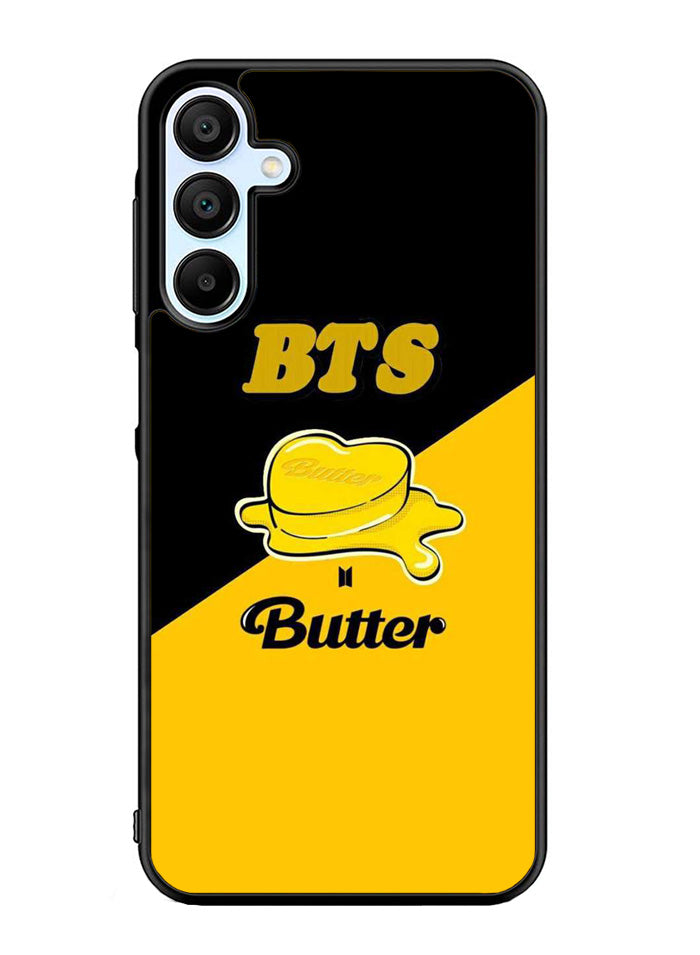 BTS Butter Black Yellow Samsung Galaxy A35 5G Case OV9865