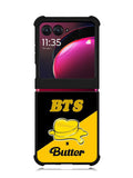 BTS Butter Black Yellow Motorola Moto Razr Plus 2023 , Moto Razr+ 2023 Case OV9865