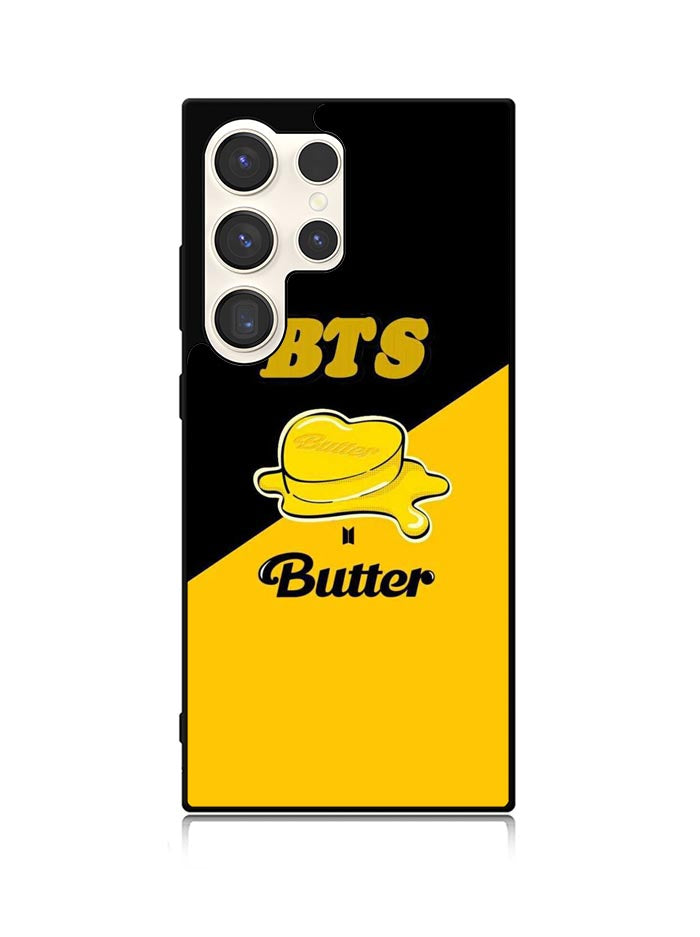 BTS Butter Black Yellow Samsung Galaxy S23 Ultra 5G Case QC9865