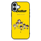 BTS Butter Chibi Wallpaper iPhone 16 Case QC9868