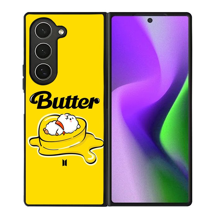 BT21 BTS RJ On The Butter Samsung Galaxy Z Fold 6 5G 2024 Case OV9861