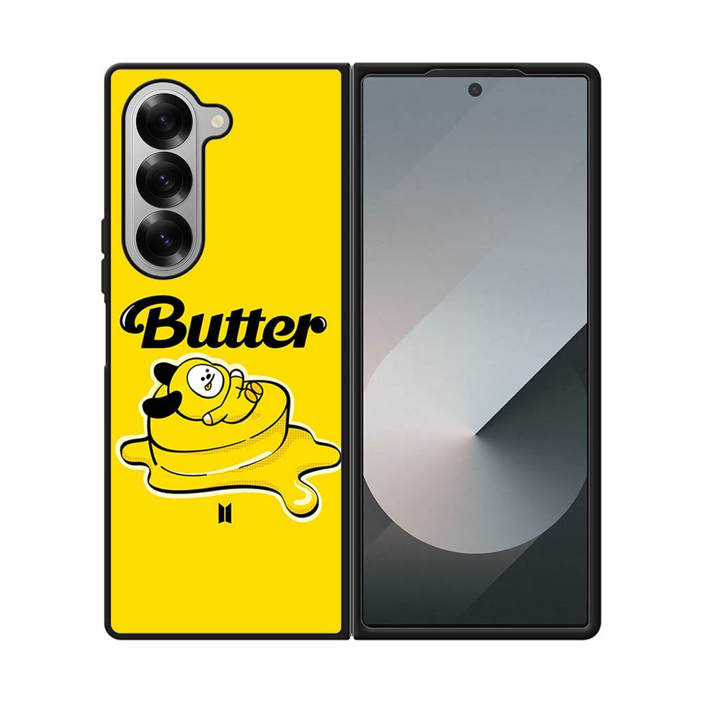 BT21 BTS Chimmy On The Butter Samsung Galaxy Z Fold 7 5G Case OV9856
