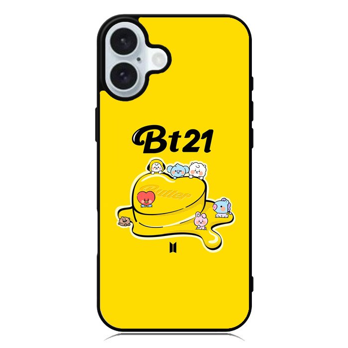 BT21 BTS On The Butter iPhone 16 Plus Case QC9860