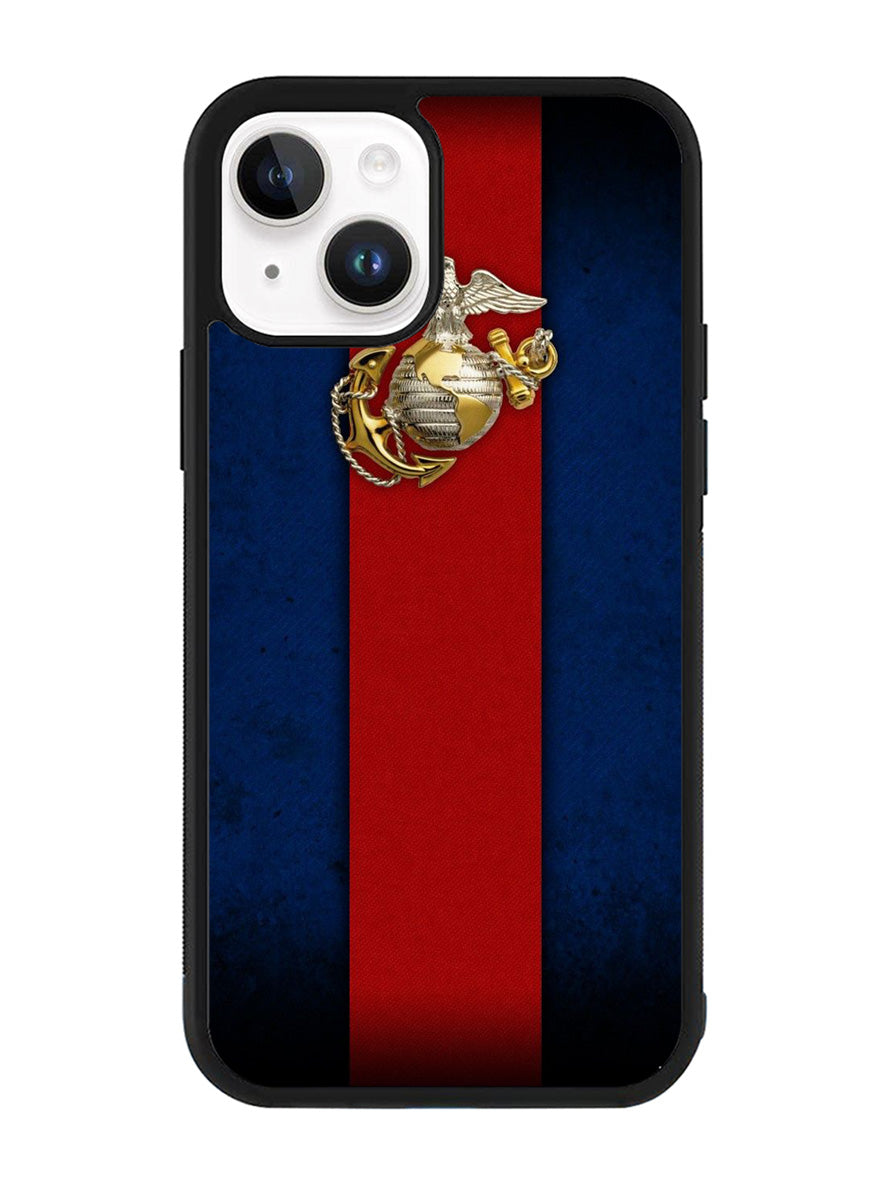 Marine Corps Red Blue iPhone 15 Plus Case OV9882