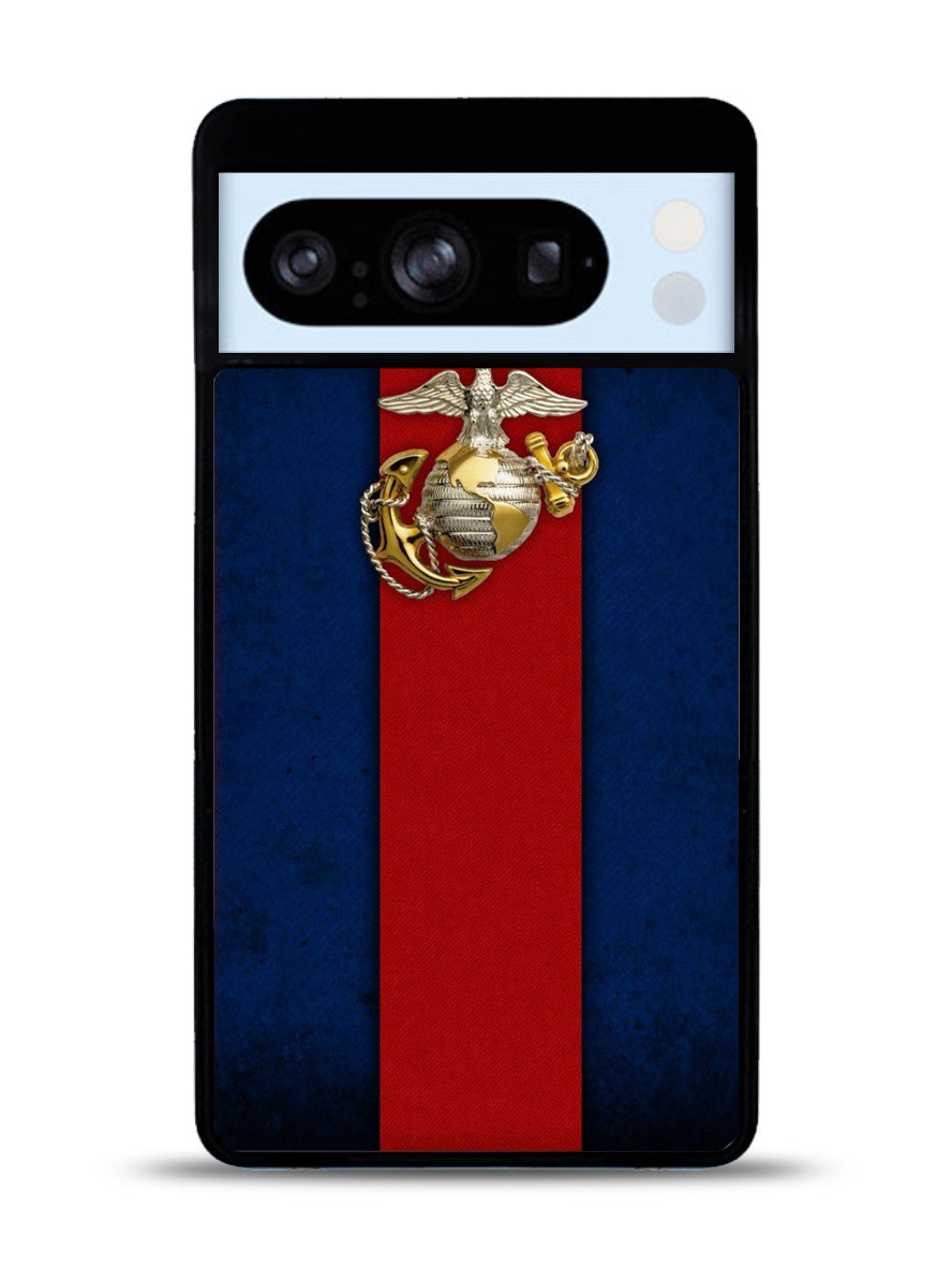 Marine Corps Red Blue Google Pixel 8 Pro Case QC9882