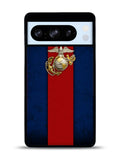 Marine Corps Red Blue Google Pixel 8 Pro Case QC9882