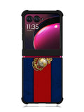 Marine Corps Red Blue Motorola Moto Razr Plus 2023 , Moto Razr+ 2023 Case OV9882