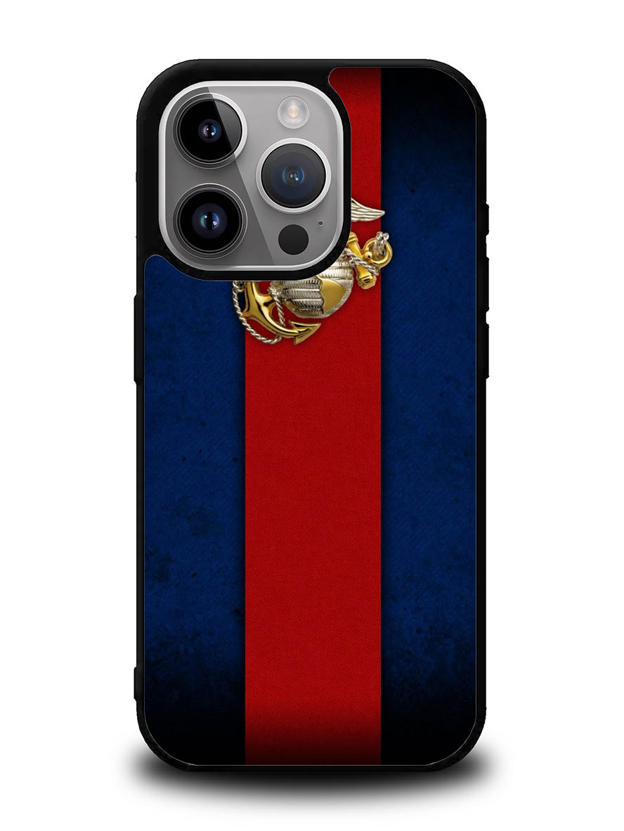 Marine Corps Red Blue iPhone 16 Pro Case OV9882