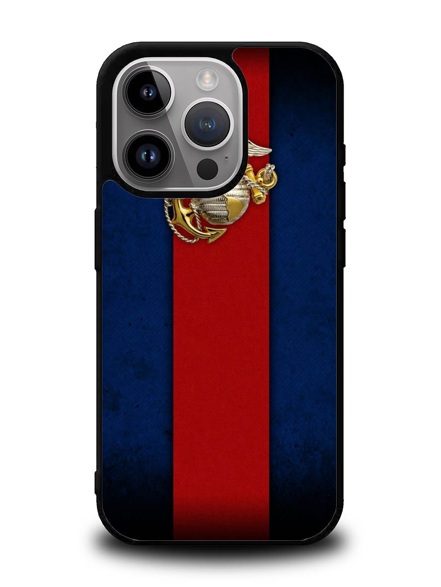 Marine Corps Red Blue iPhone 16 Pro Max Case QC9882