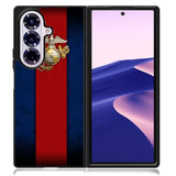 Marine Corps Red Blue Samsung Galaxy Z Fold 7 Case OV9882