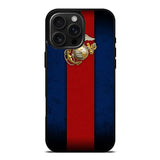 Marine Corps Red Blue iPhone 16 Pro Max Case OV9882