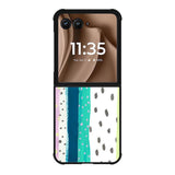 Bright colored art Motorola Moto RAZR Plus 2025 Case OV9892