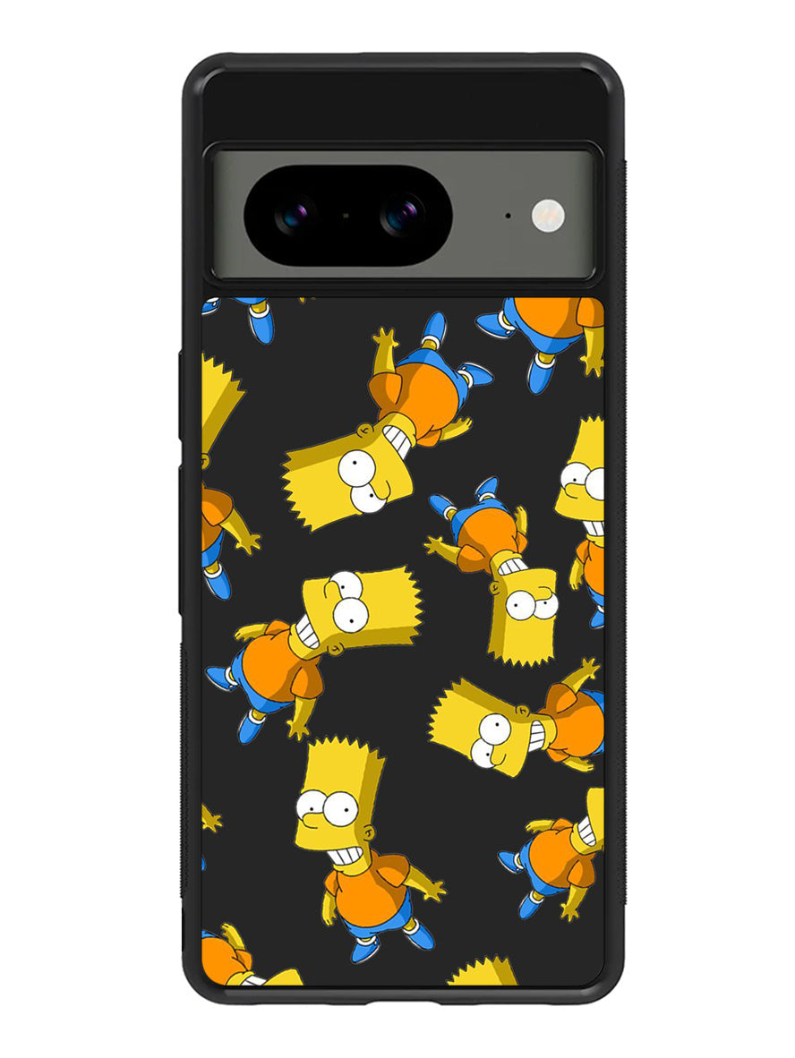 The Simpsons Pattern Google Pixel 8A Case QC9902