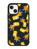 The Simpsons Pattern iPhone 14 Plus Case QC9902