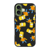 The Simpsons Pattern iPhone 17 Case QC9902