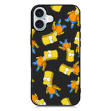 The Simpsons Pattern iPhone 16 Case QC9902