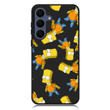 The Simpsons Pattern Samsung Galaxy S25 FE Case OV9902