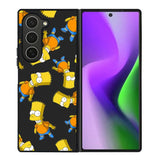 The Simpsons Pattern Samsung Galaxy Z Fold 6 5G 2024 Case OV9902