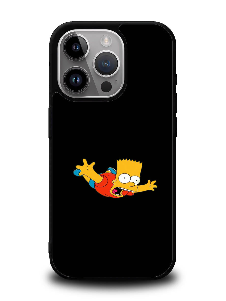 Bart Simpsons Flying iPhone 16 Pro Max Case QC9888