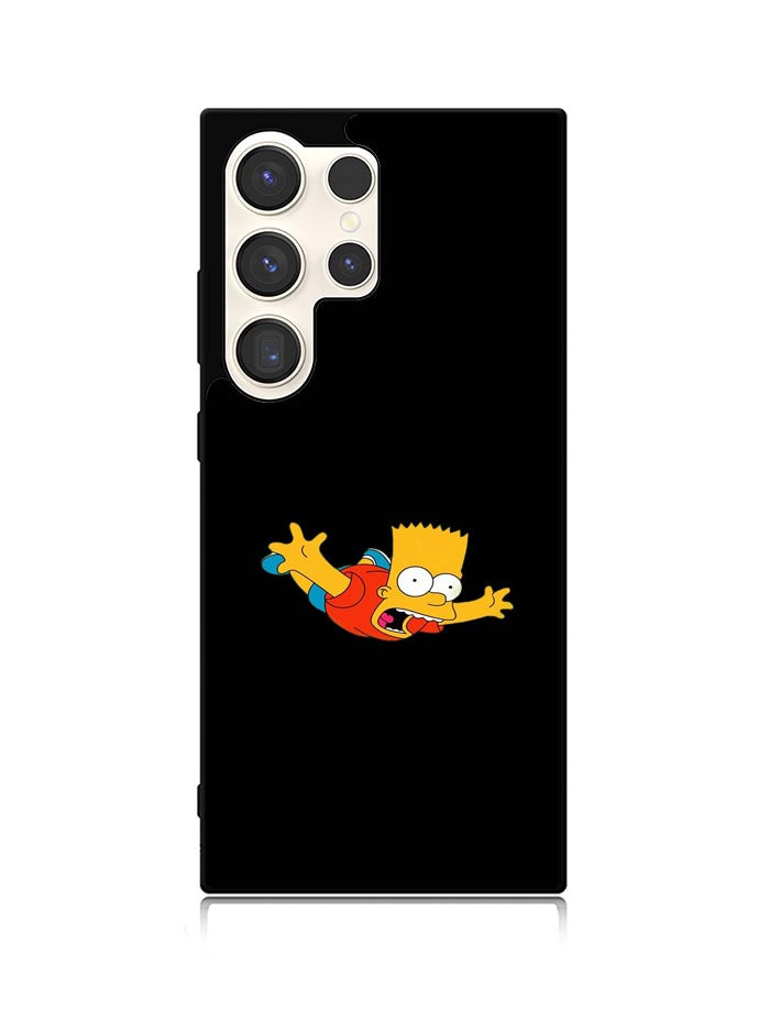 Bart Simpsons Flying Samsung Galaxy S25 Ultra 5G Case QC9888