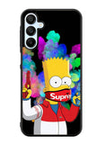 Bart Simpsons Fog And Gun Samsung Galaxy A35 5G Case OV9889