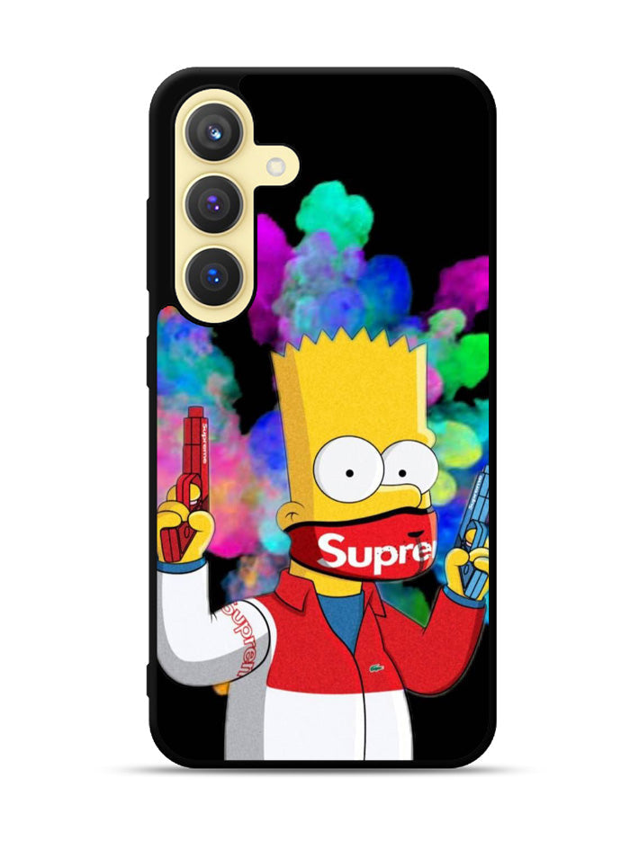 Bart Simpsons Fog And Gun Samsung Galaxy S25 Plus 5G , Samsung Galaxy S25+ 5G Case OV9889
